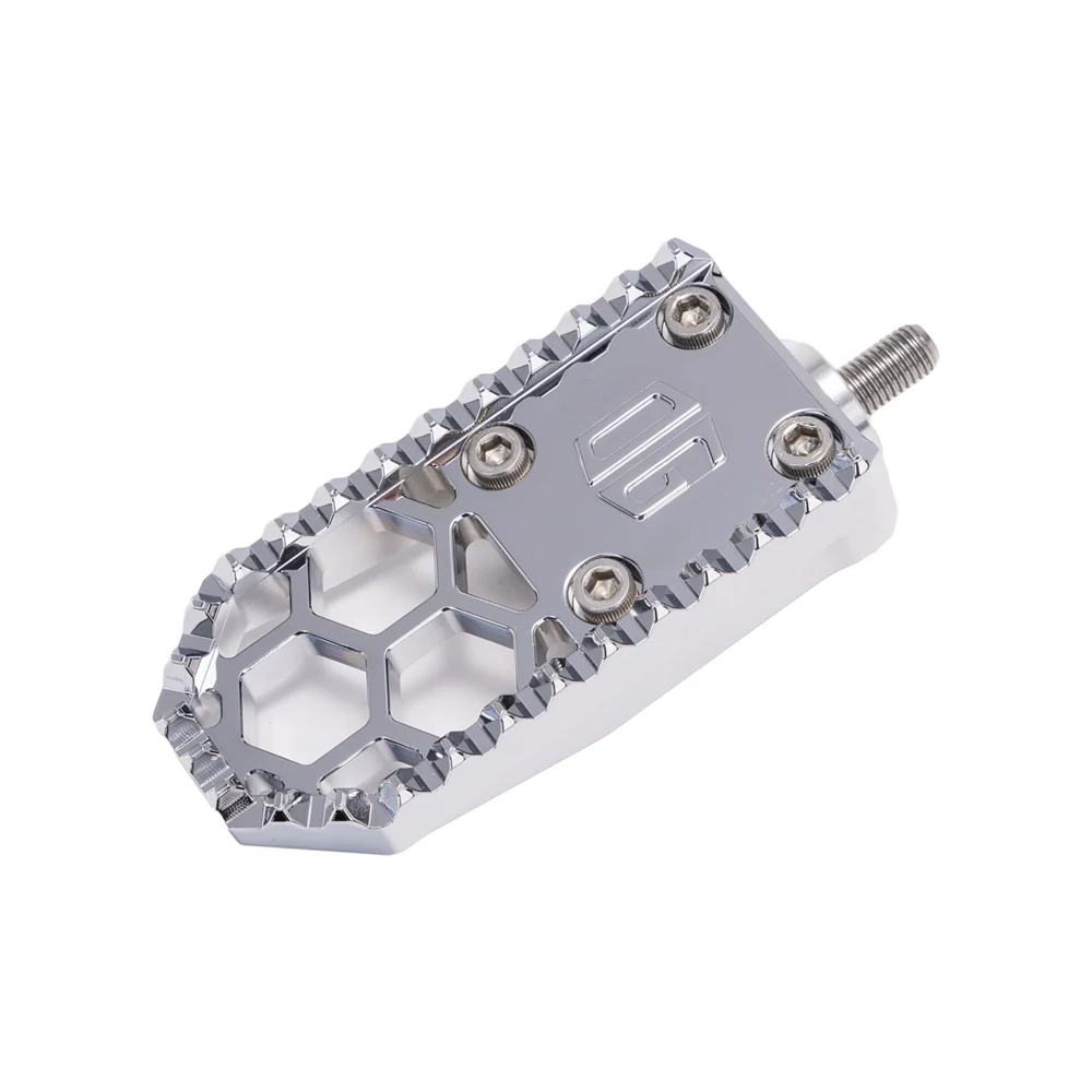 OG HoneyComp V3 Mini Brake Pedal Gripper kit for Adjustable Brake Arm Brake Pedal Original Garage Moto Chrome