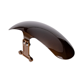 OG Bagger Shorty Carbon Fiber Fender Kit - 24 Earlier Touring Front Fenders Original Garage Moto 2014-2023 Bagger Bronze 3K Twill Bronze