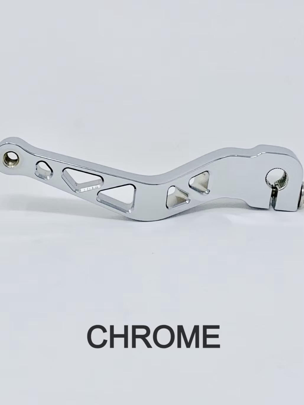Destroyer Shift Lever, Chrome - Touring & FXR & Dyna & Softail Shift Arm Death Metal Racing