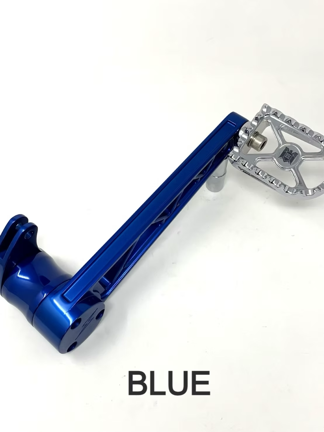 Destroyer Adjustable Brake Lever, OG Blue - 14+ Touring Brake Pedal Death Metal Racing