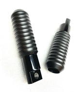 Bung King Passenger Peg Sliders, Pair - 2000-2017 Softail Crash Slider Bung King