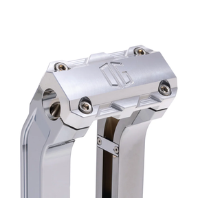 OG 2" Straight Risers Risers Original Garage Moto Standard OG Top Clamp Chrome Aluminium Finish