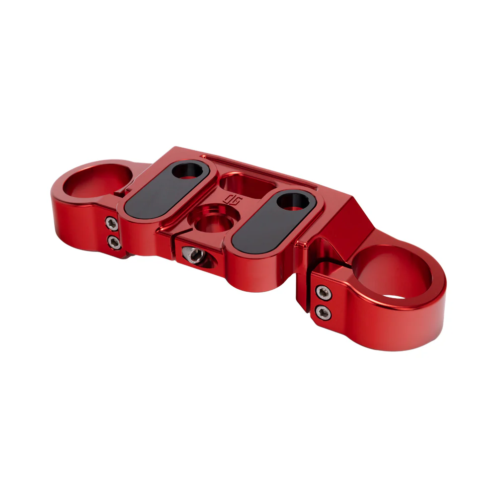 Og 2020 Up Softail Lowrider S & St Drop 1" Top Triple Tree Original Garage Moto Red