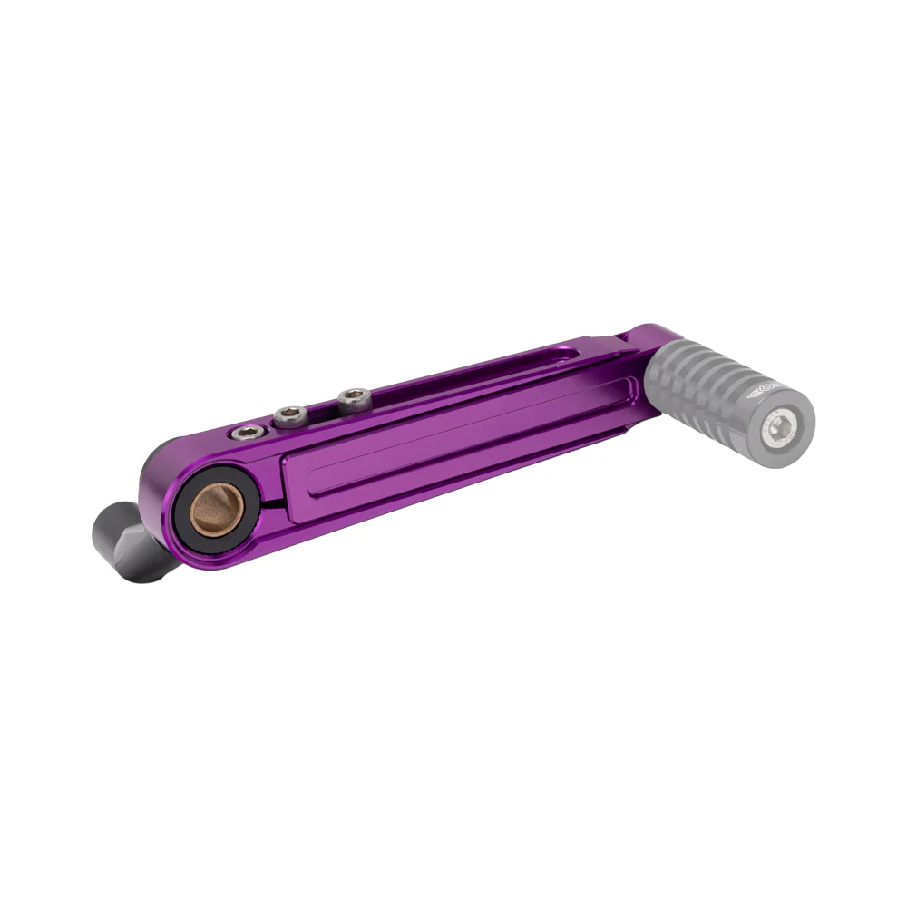 OG Adjustable Brake Arm - 18+ Softail Brake Arm Original Garage Moto Purple