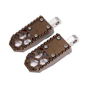 OG HoneyComp V3 Mini Foot Pegs Foot Pegs Original Garage Moto Bronze Dyna/FXR/XL & Bagger Passenger