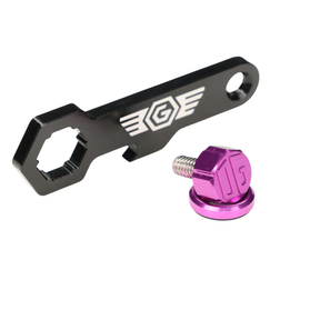 OG Billet Seat Screw Seat Screw Original Garage Moto Purple