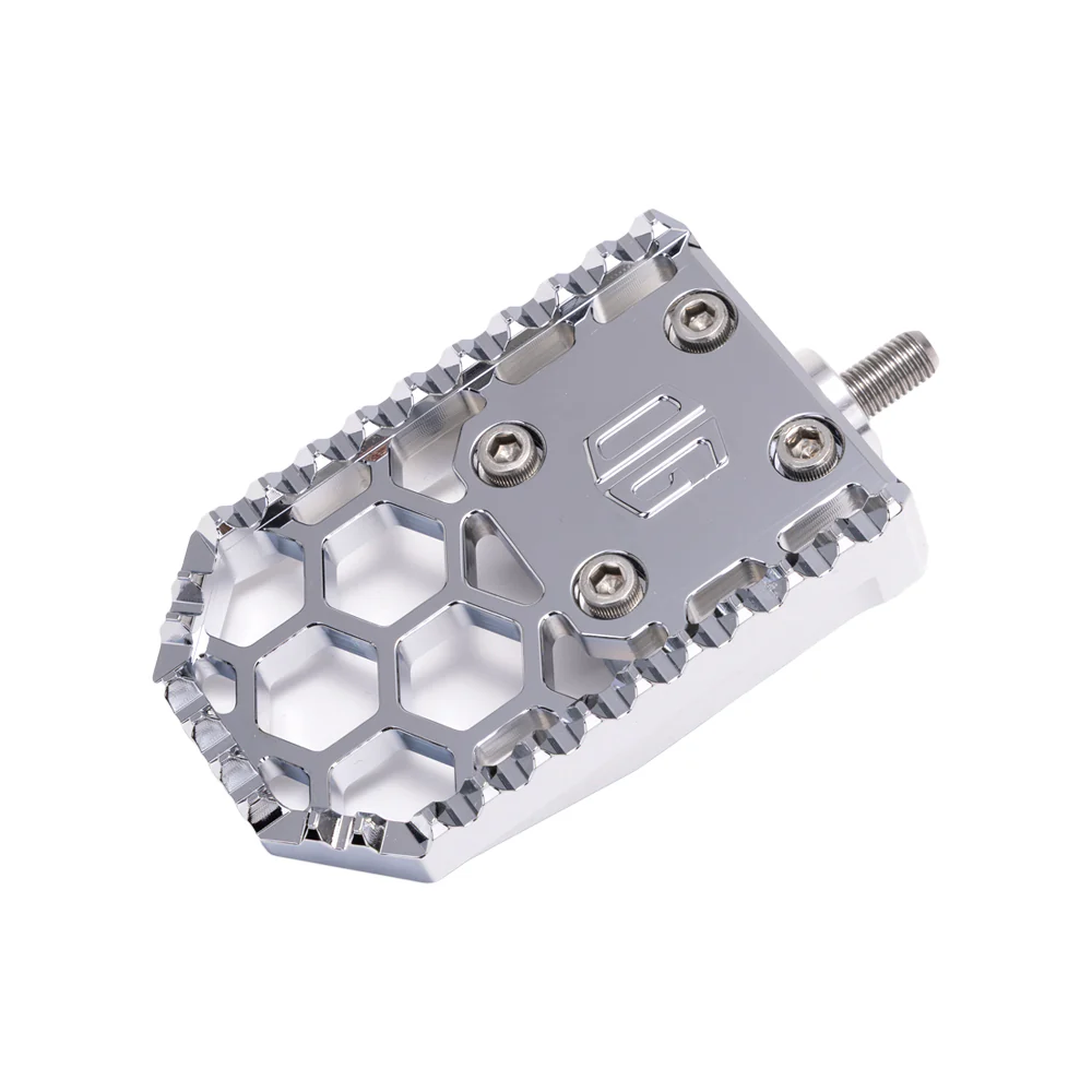 OG HoneyComp V3 Brake Pedal Gripper kit for Adjustable Brake Arm Brake Pedal Original Garage Moto Chrome