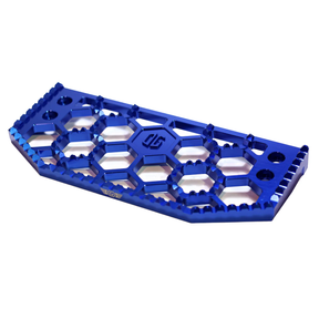 OG HoneyComp V3 Floorboards Replacement Gripper Floorboards Original Garage Moto Blue