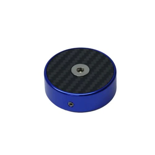 OG Billet Fork Stem Cap Fork Stem Cap Original Garage Moto Blue