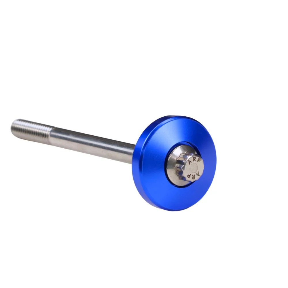 OG Billet Fork Stem Cap - 18+ Softail Fork Stem Cap Original Garage Moto Blue