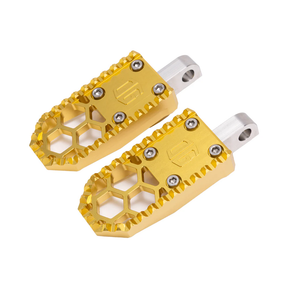 OG HoneyComp V3 Mini Foot Pegs - Indians Foot Pegs Original Garage Moto Gold Scout/Chief
