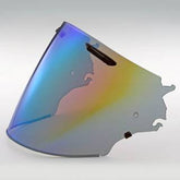 Arai SZ-R VAS-Z Shield, Iridium Green Half Smoked Helmet Visor Arai Default Title