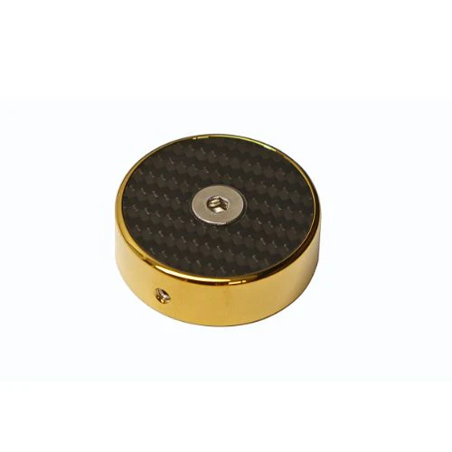 OG Billet Fork Stem Cap Fork Stem Cap Original Garage Moto Gold Plating