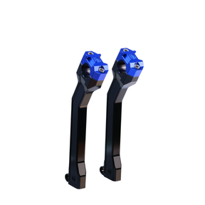 OG 9.5" Pull Back Risers - Pan America Risers Original Garage Moto Black Blue