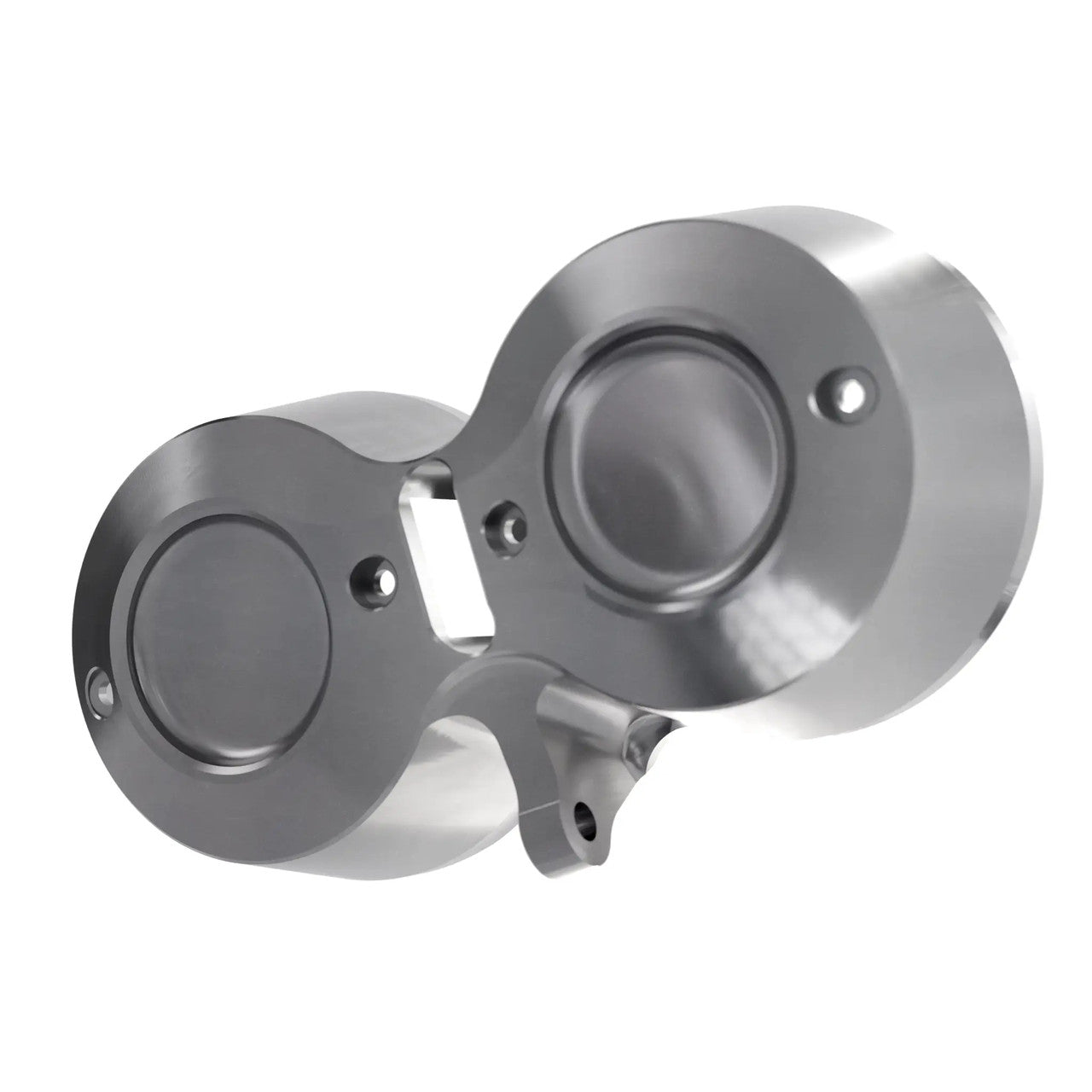 S2 Twin Gauge Bucket, Machine Finish - 16-24 Low Rider & Low Rider S & Dyna Gauge Mount Kraus Motor Co.