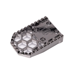 OG HoneyComp V3 Replacement Gripper Foot Pegs Original Garage Moto Black Chrome