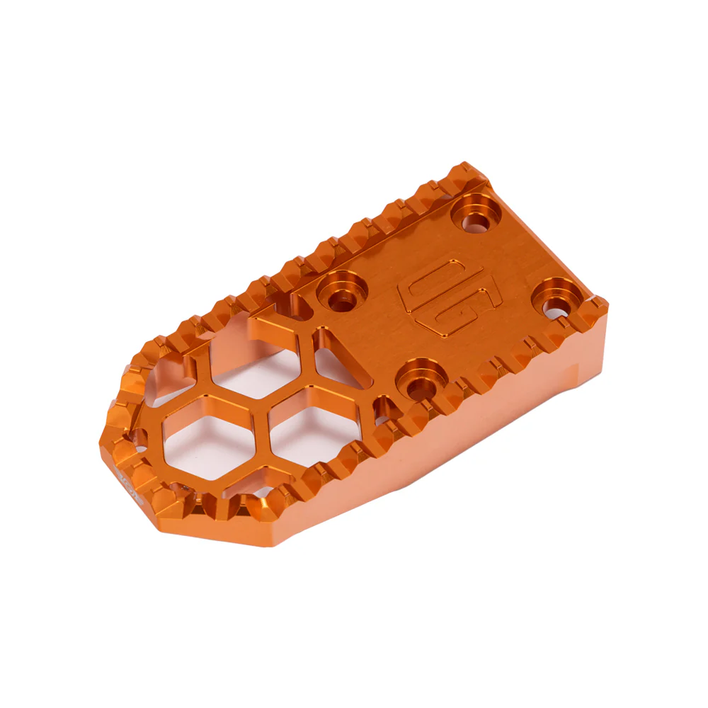 OG HoneyComp V3 Mini Replacement Gripper Foot Pegs Original Garage Moto Orange