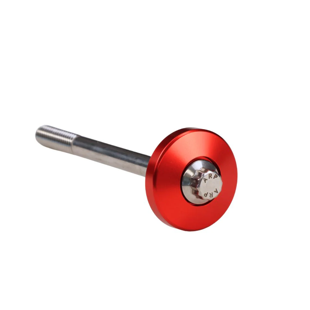 OG Billet Fork Stem Cap - 18+ Softail Fork Stem Cap Original Garage Moto Red