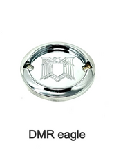 2 Holes Ignition Cover DMR Eagle, Chrome - Milwaukee 8 Timing Cover Death Metal Racing