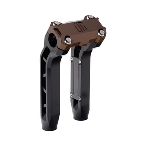 OG Performance 8.5" Pull Back Risers Risers Original Garage Moto OG Performance Top Clamp Black Bronze