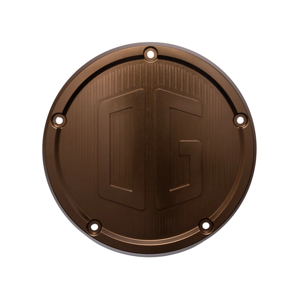 OG Derby Cover - 18+ Softail Derby Cover Original Garage Moto Bronze