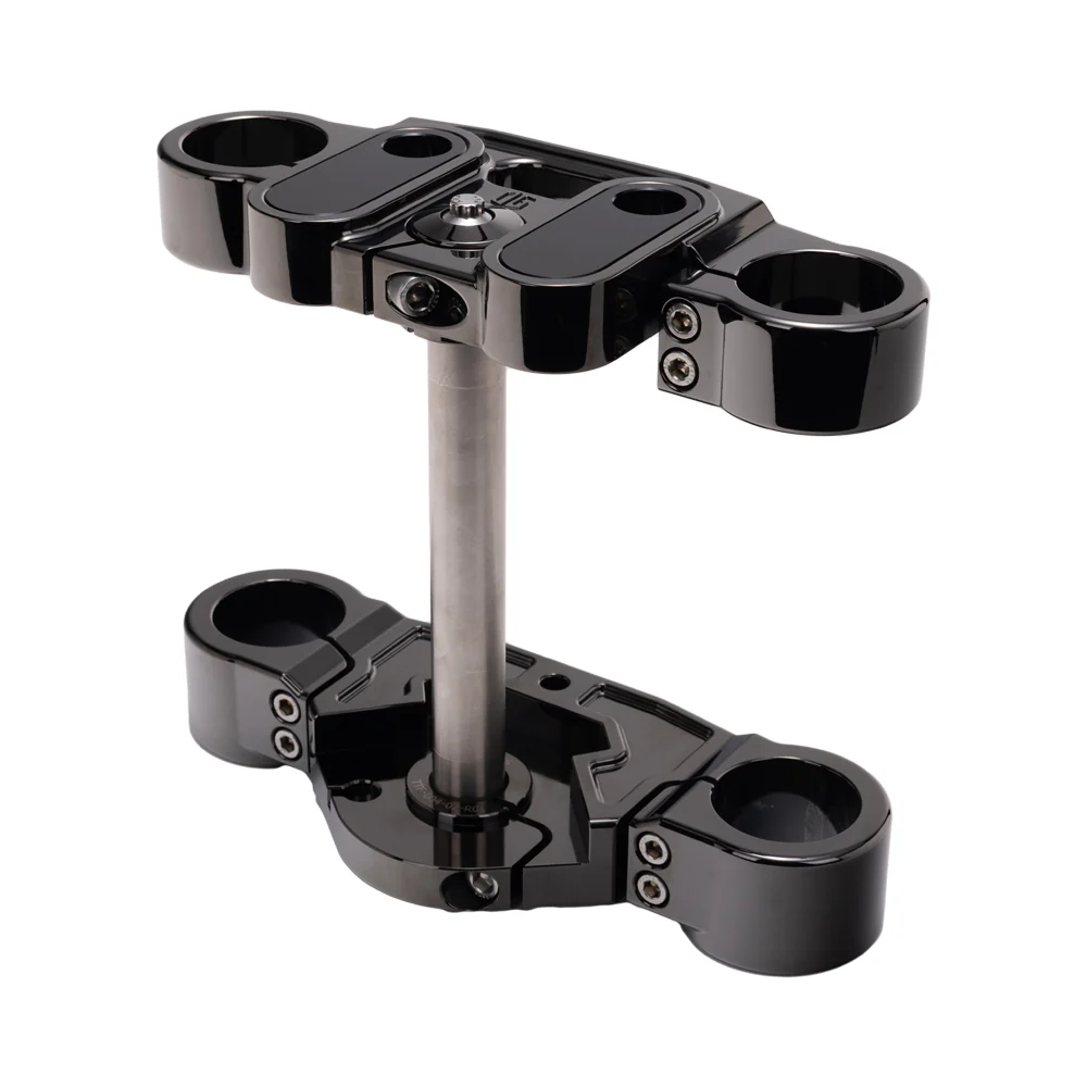 Og 2018 Up Softail 49mm Triple Trees Kit Original Garage Moto Black Chrome