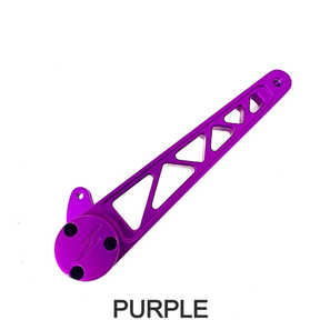 Destroyer Adjustable Brake Lever, Purple - 14+ Touring Brake Pedal Death Metal Racing