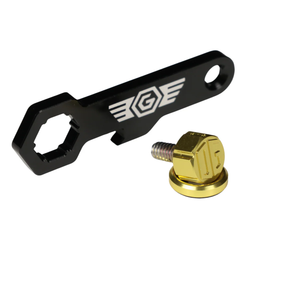 OG Billet Seat Screw Seat Screw Original Garage Moto Gold