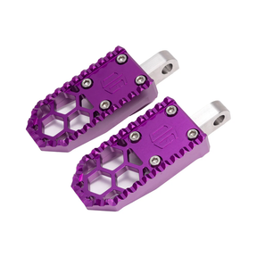 OG HoneyComp V3 Mini Foot Pegs - Indians Foot Pegs Original Garage Moto Purple Scout/Chief