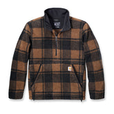 Fleece Pullover, Brown & Black Jacket Carhartt