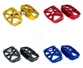 DMR Bear Trap Mini Boards, Purple - Milwaukee 8 (Rear) Floorboards Death Metal Racing