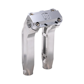 OG 8.5" Pull Back Risers Risers Original Garage Moto Standard OG Top Clamp Aluminium Finish Chrome