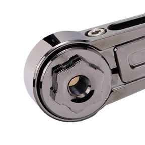 OG Billet Pivot Cover for OG Adjustable Brake Arm - Touring Brake Arm Original Garage Moto Black Chrome