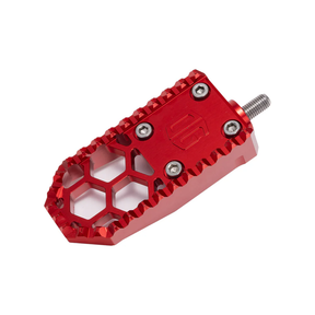 OG HoneyComp V3 Mini Brake Pedal Gripper kit for Adjustable Brake Arm Brake Pedal Original Garage Moto Red