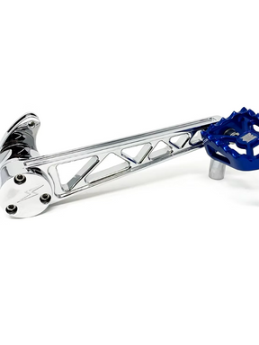 Destroyer Adjustable Brake Lever, Machine Finish - 14+ Touring Brake Pedal Death Metal Racing
