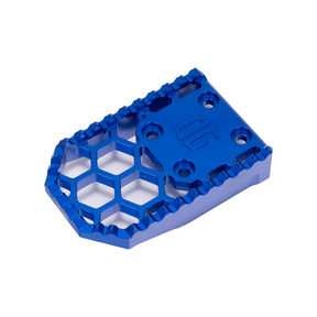 OG Bagger HoneyComp V3 Brake Pedal Gripper Kit Brake Pedal Original Garage Moto Blue