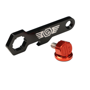 OG Billet Seat Screw Seat Screw Original Garage Moto Red