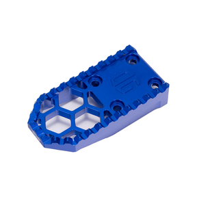 OG HoneyComp V3 Mini Replacement Gripper Foot Pegs Original Garage Moto Blue