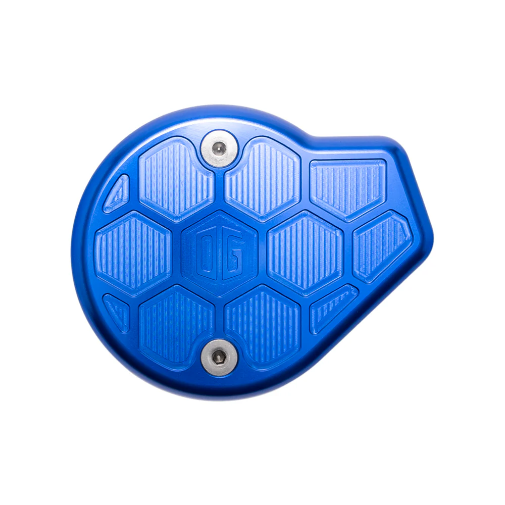 OG Cam Cover "HoneyComp" - Milwaukee 8 Gen 2 Cam Covers Original Garage Moto Blue