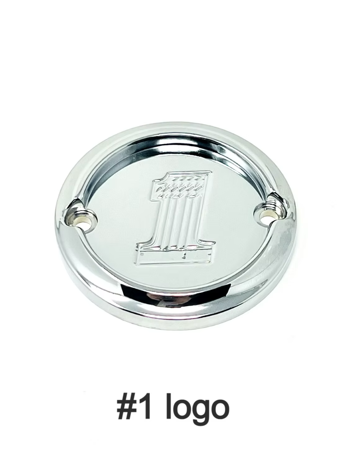 2 Holes Ignition Cover DMR #1, Chrome - Milwaukee 8