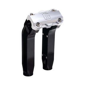 OG 8.5" Pull Back Risers Risers Original Garage Moto Standard OG Top Clamp Black Aluminium Finish
