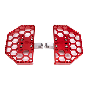 OG HoneyComp V3 Mini Floorboards Floorboards Original Garage Moto Red Dyna/FXR/XL & Bagger Passenger