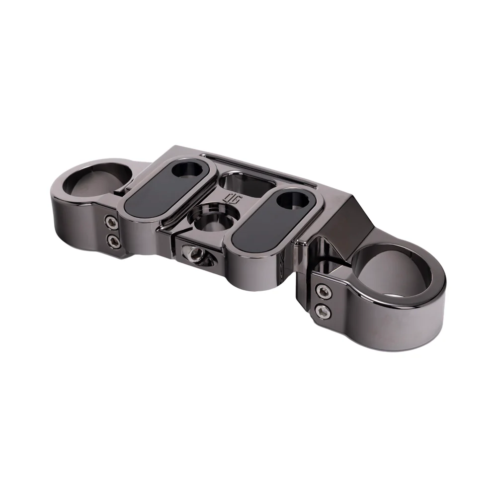 Og 2020 Up Softail Lowrider S & St Drop 1" Top Triple Tree Original Garage Moto Black Chrome