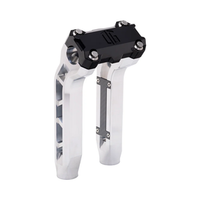 OG Performance 8.5" Pull Back Risers Risers Original Garage Moto OG Performance Top Clamp Aluminium Finish Black