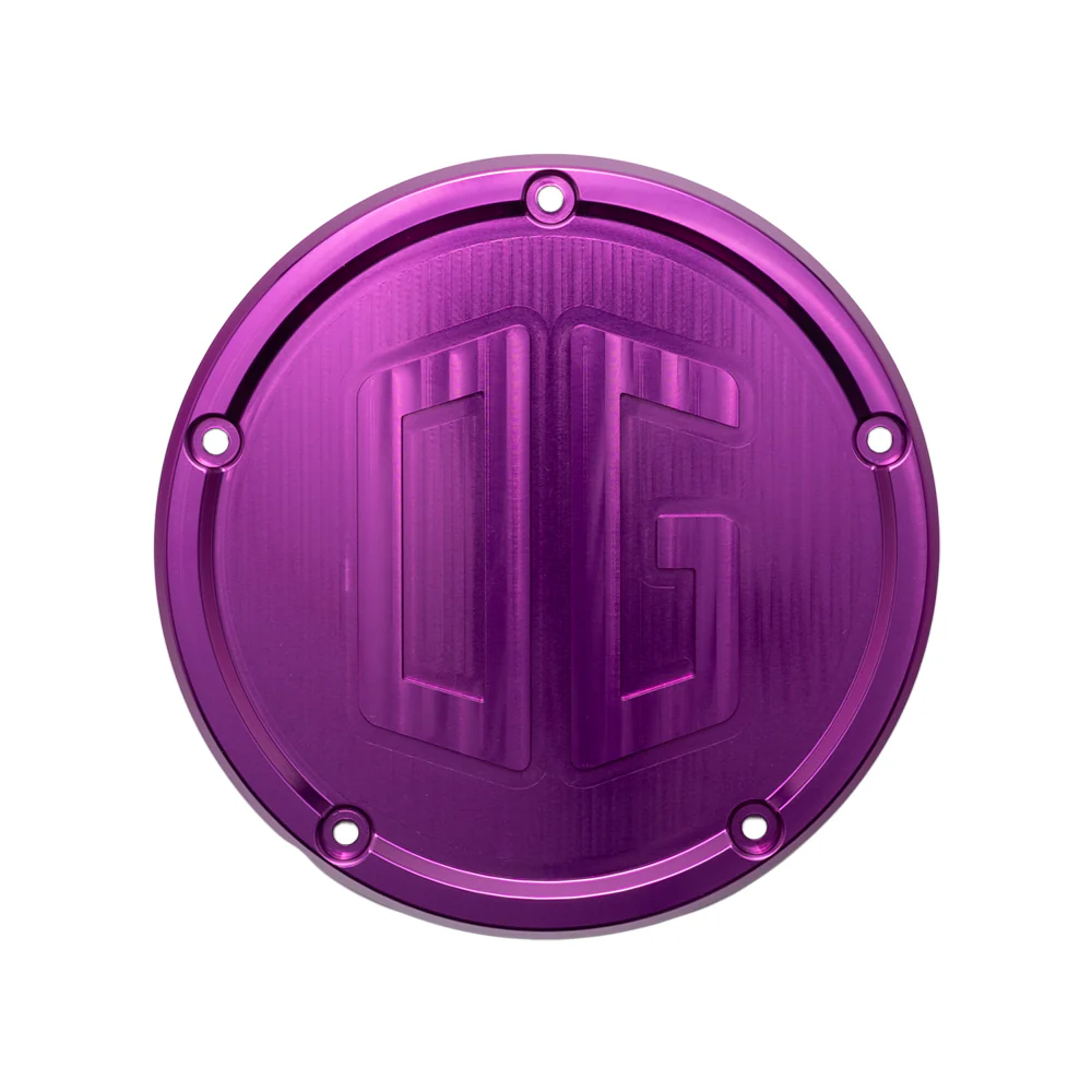 OG Derby Cover - 18+ Softail Derby Cover Original Garage Moto Purple