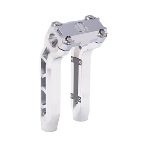 OG Performance 8.5" Pull Back Risers Risers Original Garage Moto OG Performance Top Clamp Aluminium Finish Chrome