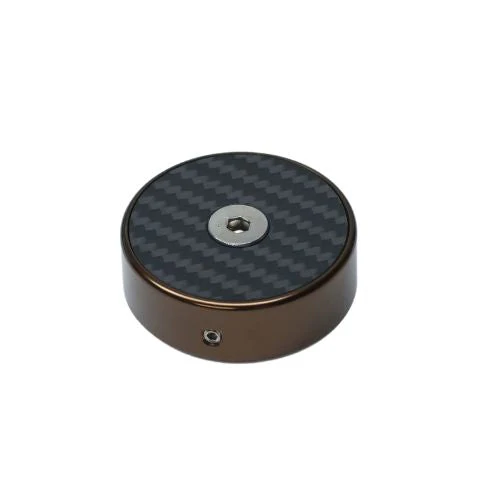 OG Billet Fork Stem Cap Fork Stem Cap Original Garage Moto Bronze