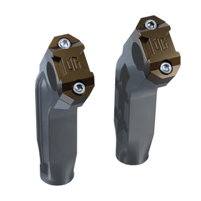 OG Dual Risers Top Clamps Top Clamp Original Garage Moto Bronze