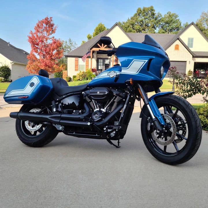 Thunderheader 1363XB X-Series 2-1 Exhaust, Black - 2018-2024 Softail Low Rider ST, Heritage & Sport Glide 2-1 Full Exhaust System Thunderheader