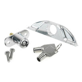 Kraus Motor Co. KRT Steering Lock Assembly, Machine Finish Triple Tree Kraus Motor Co.